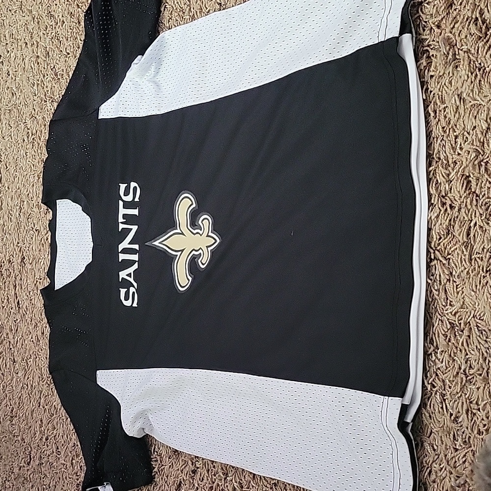 NFL New Orleans Saints Flag Football Reversible Jersey Adults M - Picture 3 of 4